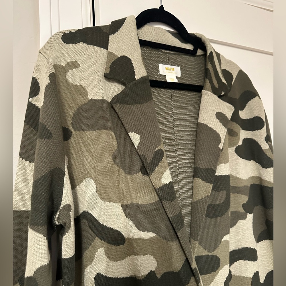 Long Camo Cardigan - Picture 4 of 7